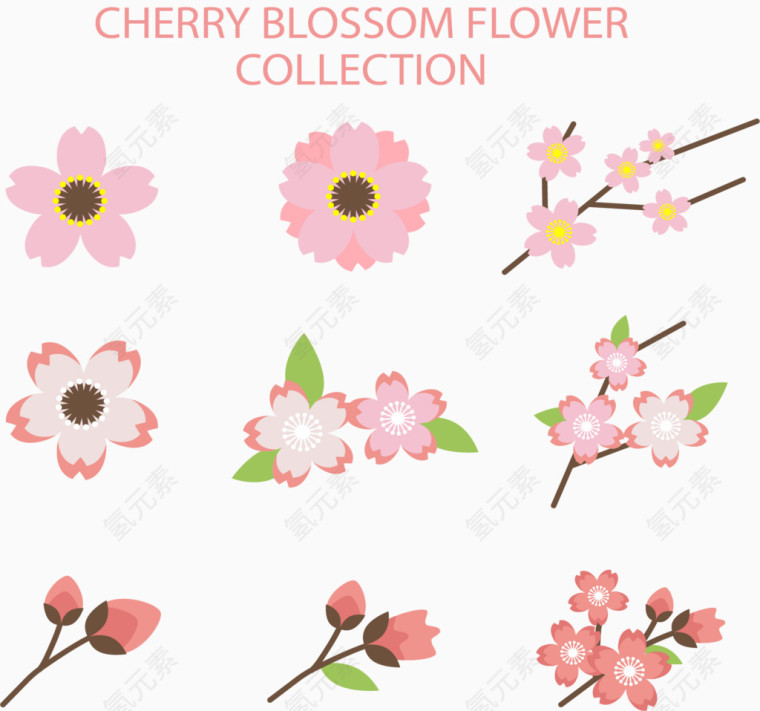 可爱粉色樱花