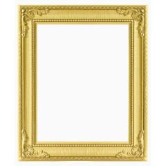 长方形金色边框