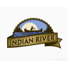 划船人物剪影图标元素