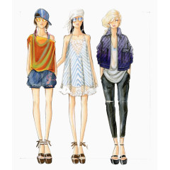 时装设计插画