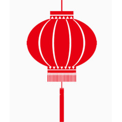 灯笼剪纸元素