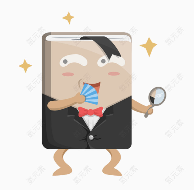 手绘书本