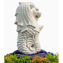 鱼尾狮公园石雕素材