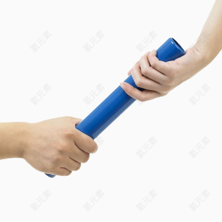 蓝色接力棒