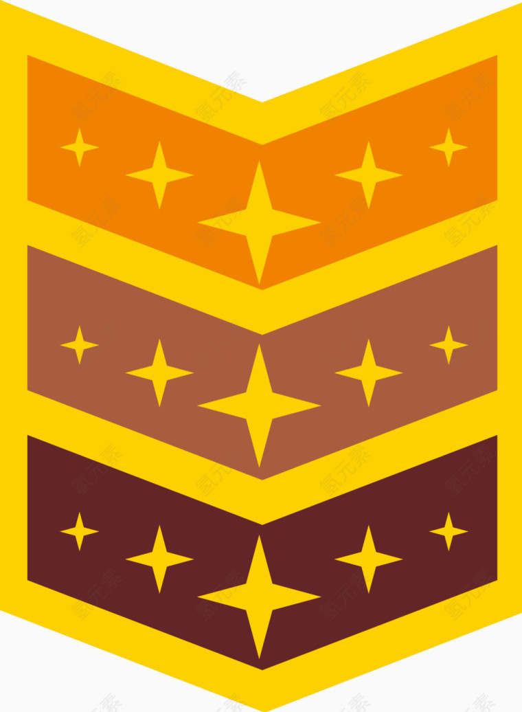 矢量创意设计箭头排列指向图