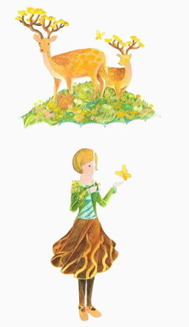 卡通人物 小女孩