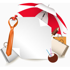 矢量手绘空白标签