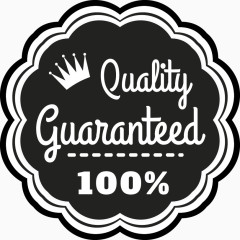 黑色优质标签矢量图