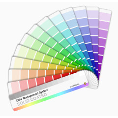 颜色色值彩虹扇子