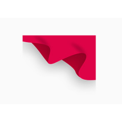 漂浮 彩带 红色 大幕