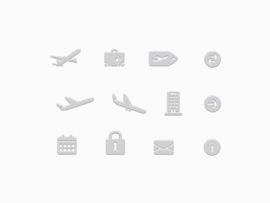 飞机出行图标
