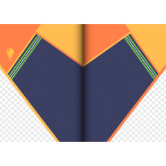 矢量创意画册单页设计素材