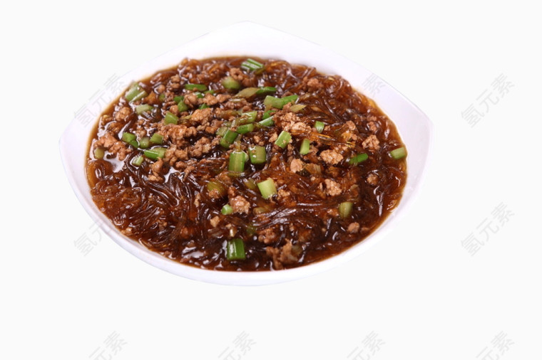 粉丝炒肉沫