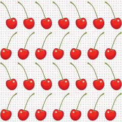 红色樱桃图案