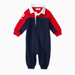 拉夫劳伦拼色连体衣