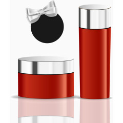 矢量手绘化妆品瓶子