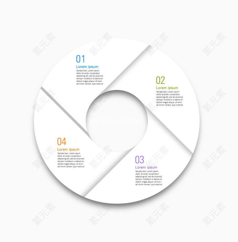 矢量商务统计图表设计