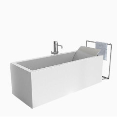 白色厕所浴室缸