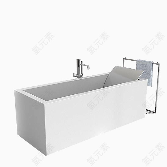 白色厕所浴室缸