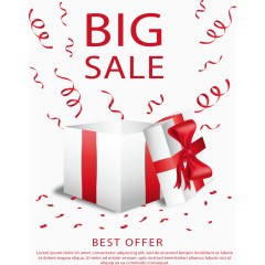 四方形白色礼盒