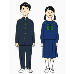 穿中山装的情侣