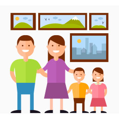 幸福一家四口人