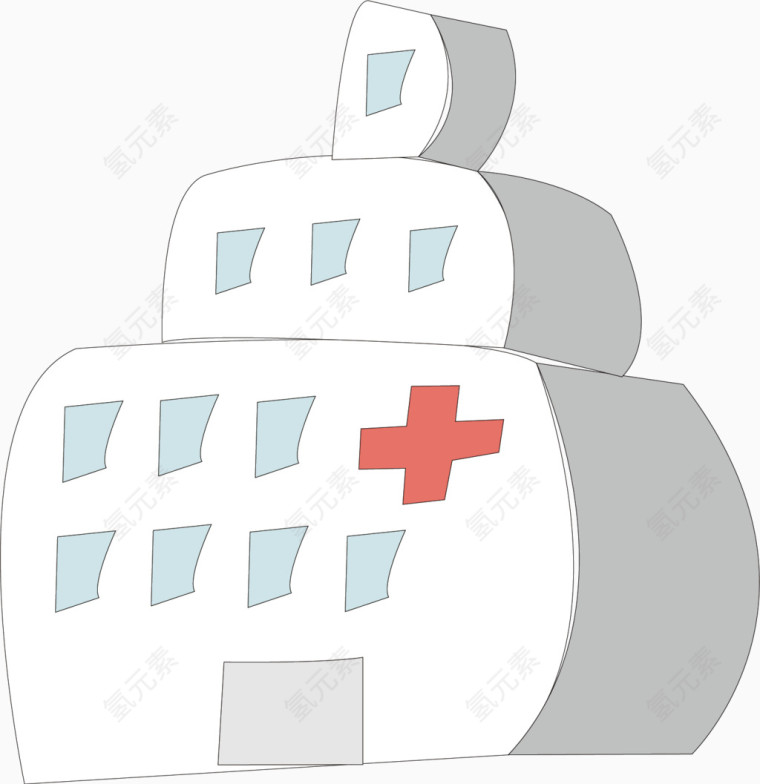 医院png矢量素材