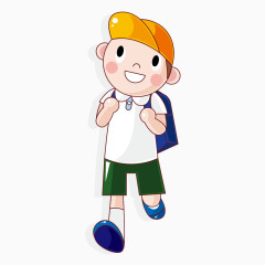 卡通小学生素材