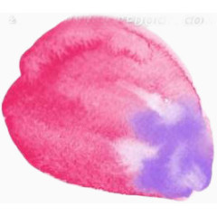 粉色水彩花瓣中国风