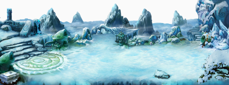 横版游戏场景地图