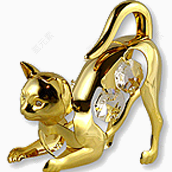 金猫鞠躬