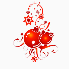 矢量圣诞彩球图片