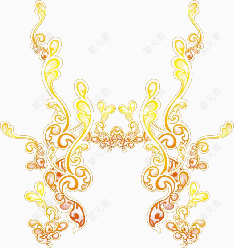黄金花纹