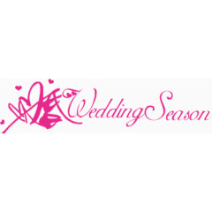 创意浪漫唯美字体婚