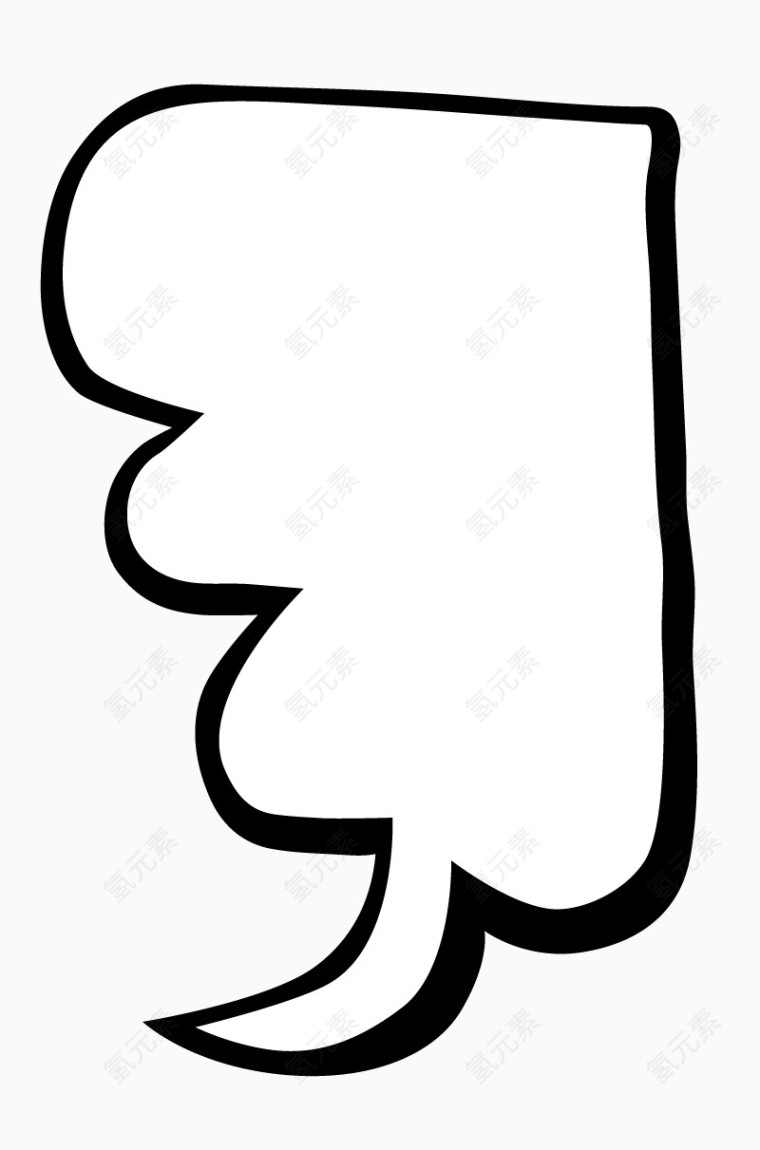 手绘漫画对话框