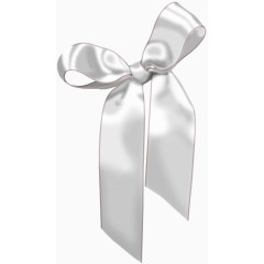 银色蝴蝶结