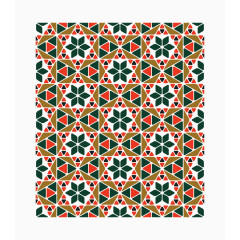 欧式复古多边形墙布花纹底纹矢量