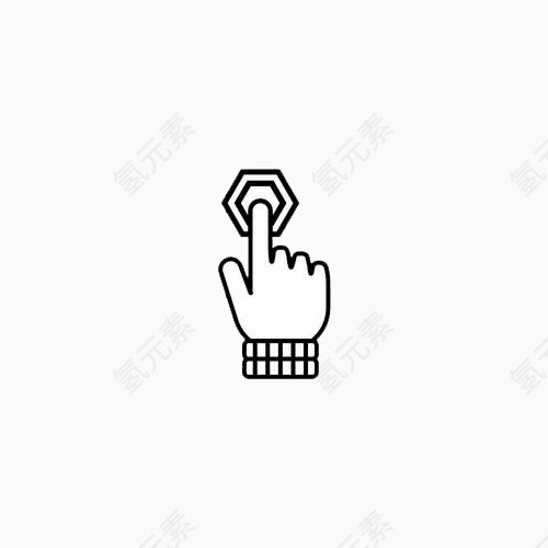 鼠标点击 鼠标手 手势动作