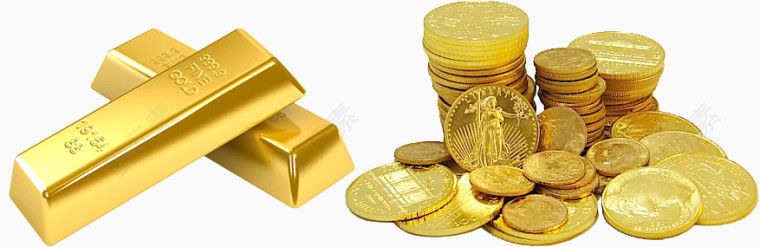 金条和金币