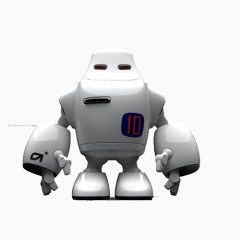 一个站立的机器人