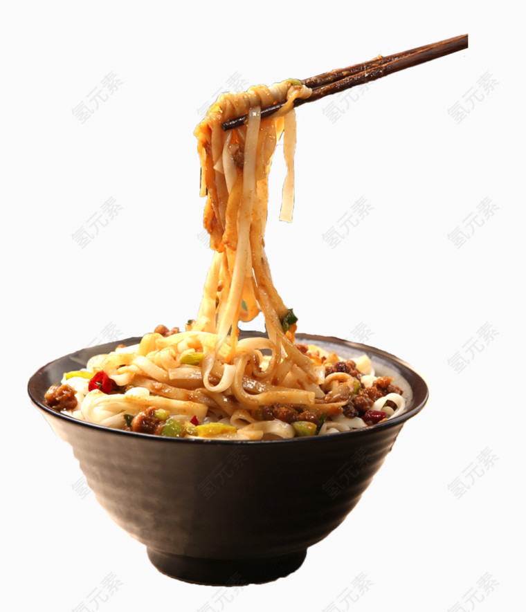 杂酱宽面
