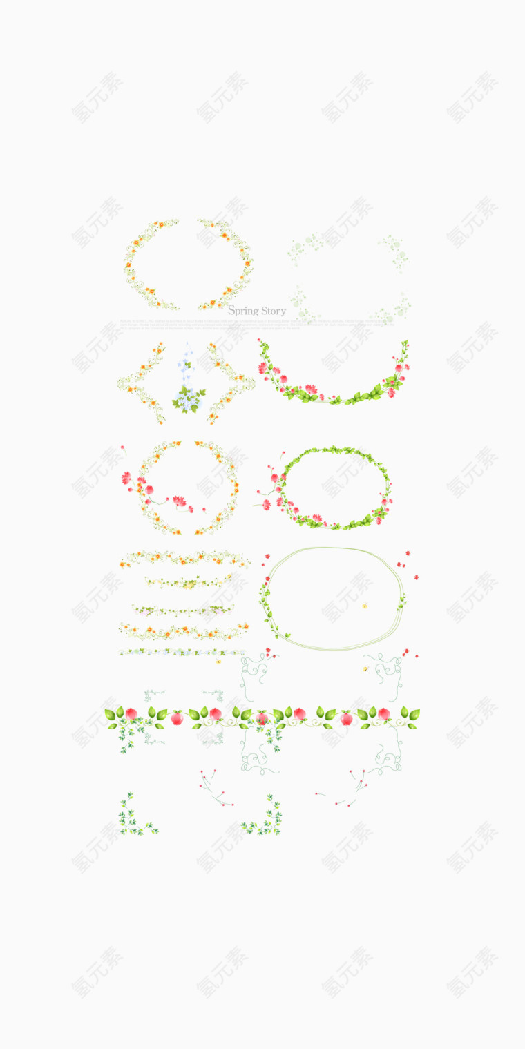 花纹 边框 素材图片
