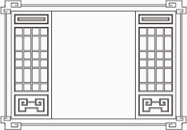 传统古典中式窗