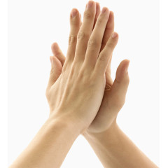 合作成功击掌庆贺