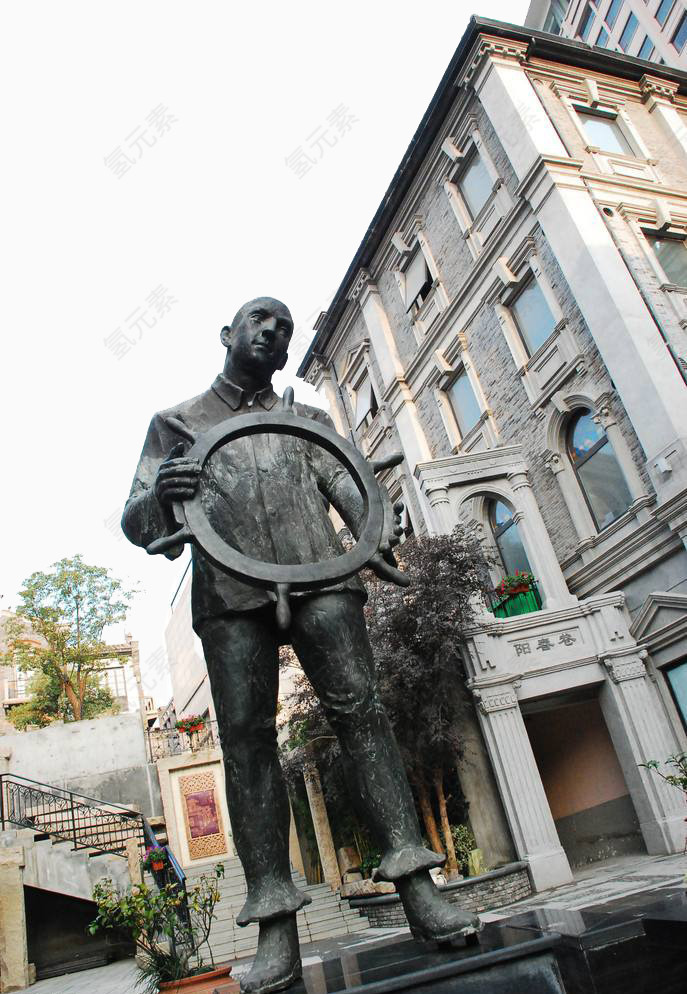 民国建筑设计装饰免抠下载