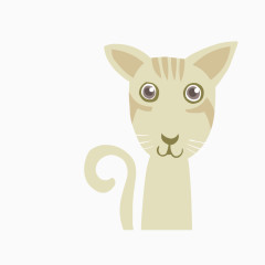 矢量小猫眯装饰插画