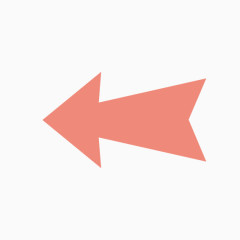 粉色纸质向左箭头标签矢量素材