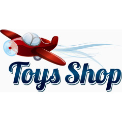 矢量飞机标签图标