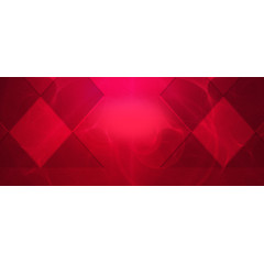红色炫酷几何背景banner