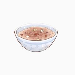 八宝粥手绘画素材图片